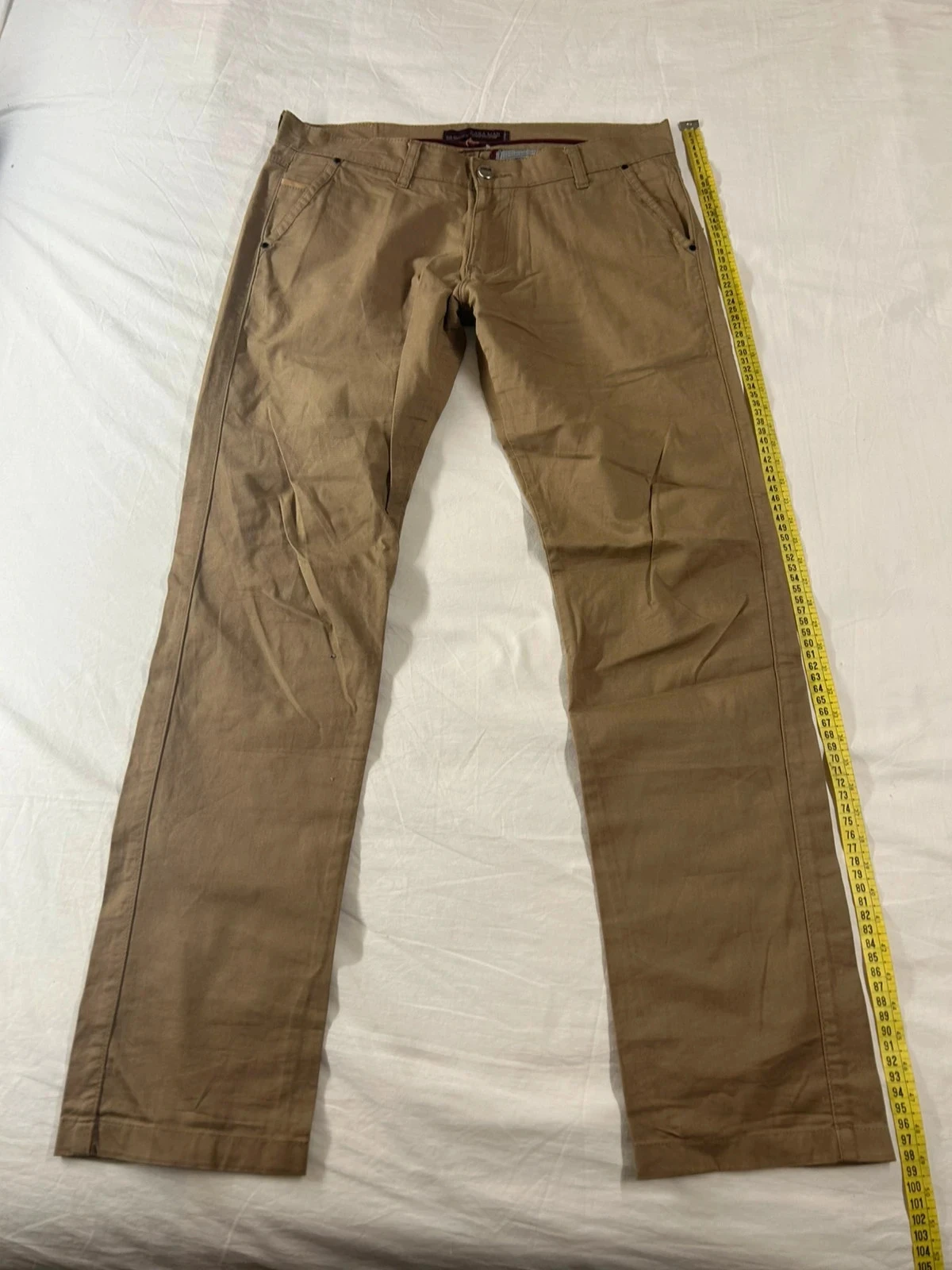 Jean beige marron zara man
